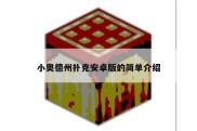 小奥德州扑克安卓版的简单介绍