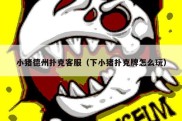 小猪德州扑克客服（下小猪扑克牌怎么玩）