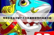 传奇扑克台子输了几十万果断报警的简单介绍