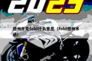 德州扑克fold什么意思（fold德州术语）