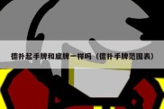 德扑起手牌和底牌一样吗（德扑手牌范围表）