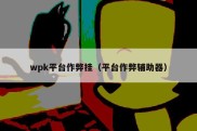 wpk平台作弊挂（平台作弊辅助器）