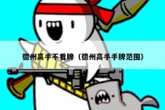 德州高手不看牌（德州高手手牌范围）