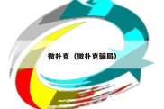 微扑克（微扑克骗局）