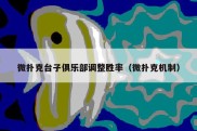 微扑克台子俱乐部调整胜率（微扑克机制）