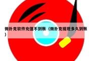 微扑克软件充值不到账（微扑克提现多久到账）