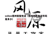 sohoo德州客服电话（德州地区电话号码是多少）