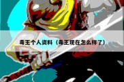 毒王个人资料（毒王现在怎么样了）