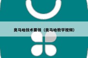 奥马哈技术要领（奥马哈教学视频）