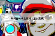 如何在wpk上赢钱（怎么赢钱）