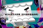 WCAA百万大奖赛（百大奖杯是金的吗）