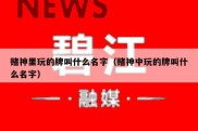 赌神里玩的牌叫什么名字（赌神中玩的牌叫什么名字）