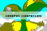 三条和葫芦谁大（三条葫芦是什么游戏）