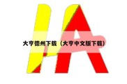 大亨德州下载（大亨中文版下载）