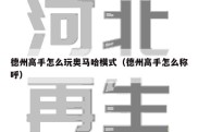 德州高手怎么玩奥马哈模式（德州高手怎么称呼）