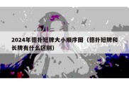 2024年德扑短牌大小顺序图（德扑短牌和长牌有什么区别）