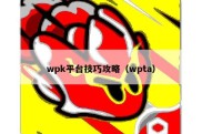 wpk平台技巧攻略（wpta）