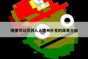 哪里可以找到人人德州扑克的简单介绍