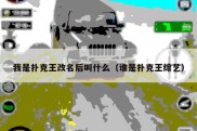 我是扑克王改名后叫什么（谁是扑克王综艺）