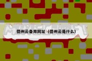 德州云备用网址（德州云是什么）