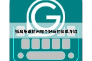 抓乌龟跟德州哪个好玩的简单介绍